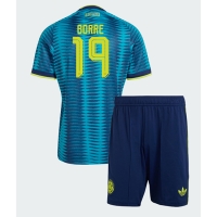 Koszulka piłkarska Kolumbia Rafael Santos Borre #19 Strój wyjazdowy dla dzieci MŚ 2026 tanio Krótki Rękaw (+ Krótkie spodenki)